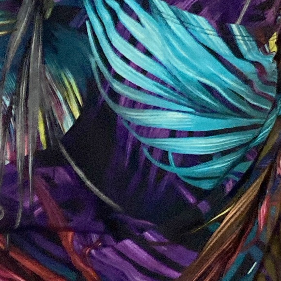 MIRADONNA BY Miraclesuit WO SIZE 16 Vibrant Leaf PatternOne piece swimsuit clean - Picture 6 of 11